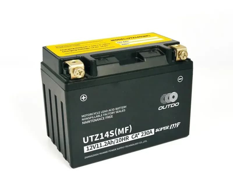 OUTDO Factory Activated MF UTZ14S(MF) Motorcycle Battery 12V 11.2Ah