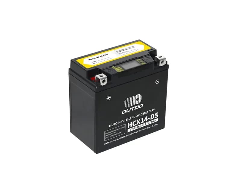OUTDO High Performance DS-iGEL HCX14-DS Motorcycle Battery 12V 14Ah