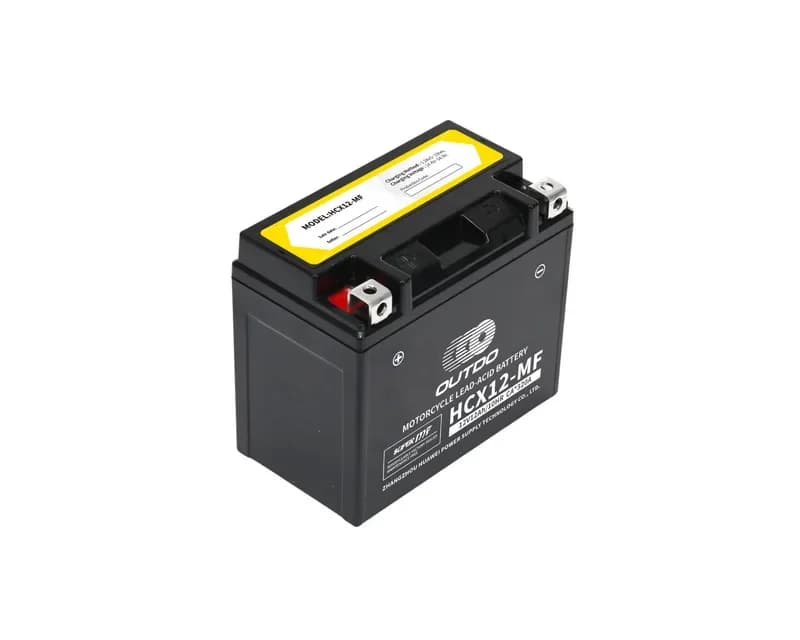 OUTDO High Performance Factory Activated HCX12-MF Motorcycle Battery 12V 12Ah