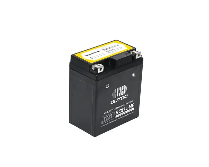 OUTDO High Performance Factory Activated HCX7L-MF Motorcycle Battery 12V 7.5Ah
