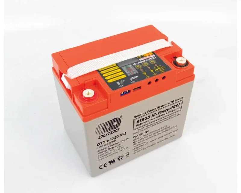 OUTDO Housing Power System OTD33(GEL) Energy Storage Battery 12V 33Ah