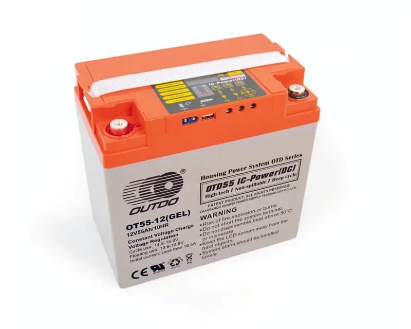 OUTDO Housing Power System OTD55(GEL) Energy Storage Battery 12V 55Ah