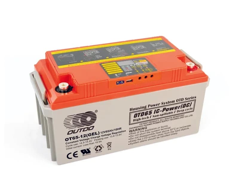 OUTDO Housing Power System OTD65(GEL) Energy Storage Battery 12V 65Ah