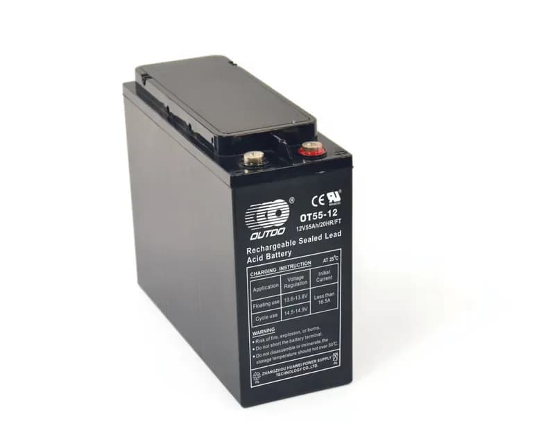OUTDO Industrial Battery – Front Terminal Series OT55-12/FT Stationary Battery 12V 55Ah