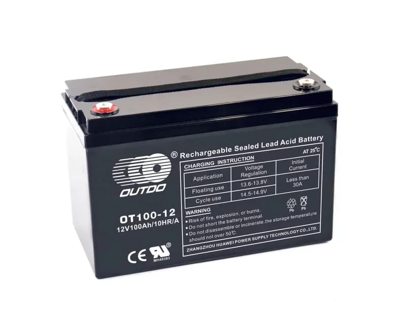 OUTDO Industrial Battery – Medium and Large Series OT100-12/A Stationary Battery 12V 100Ah