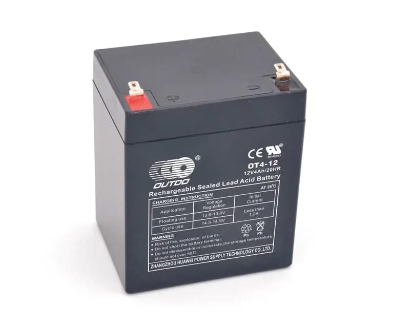 OUTDO Industrial Battery – Small Series OT4-12 Stationary Battery 12V 4Ah