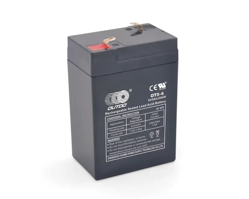 OUTDO Industrial Battery – Small Series OT5-6 Stationary Battery 6V 5Ah