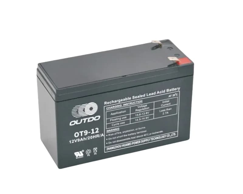 OUTDO Industrial Battery – Small Series OT9-12/A Stationary Battery 12V 9Ah