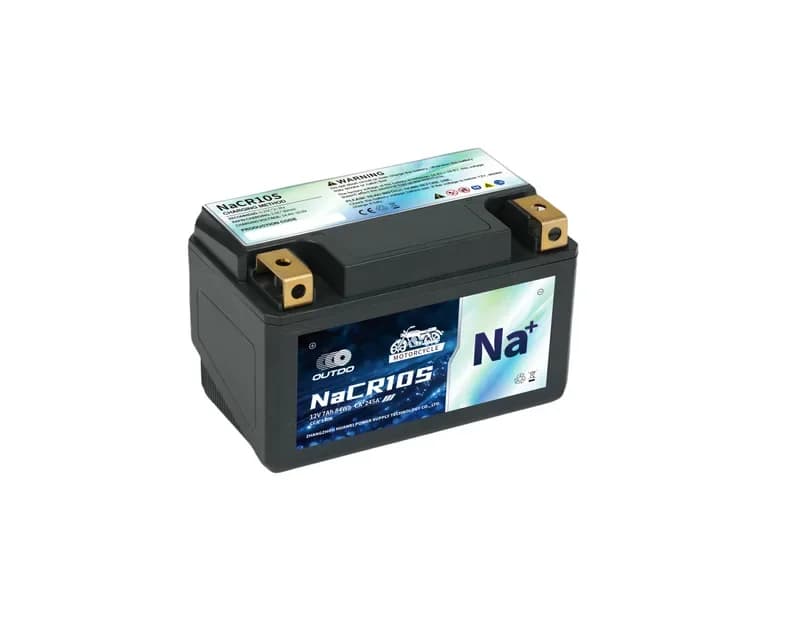 OUTDO Sodium-Ion Motorcycle Battery NaCR10S Motorcycle Battery 12V 7Ah