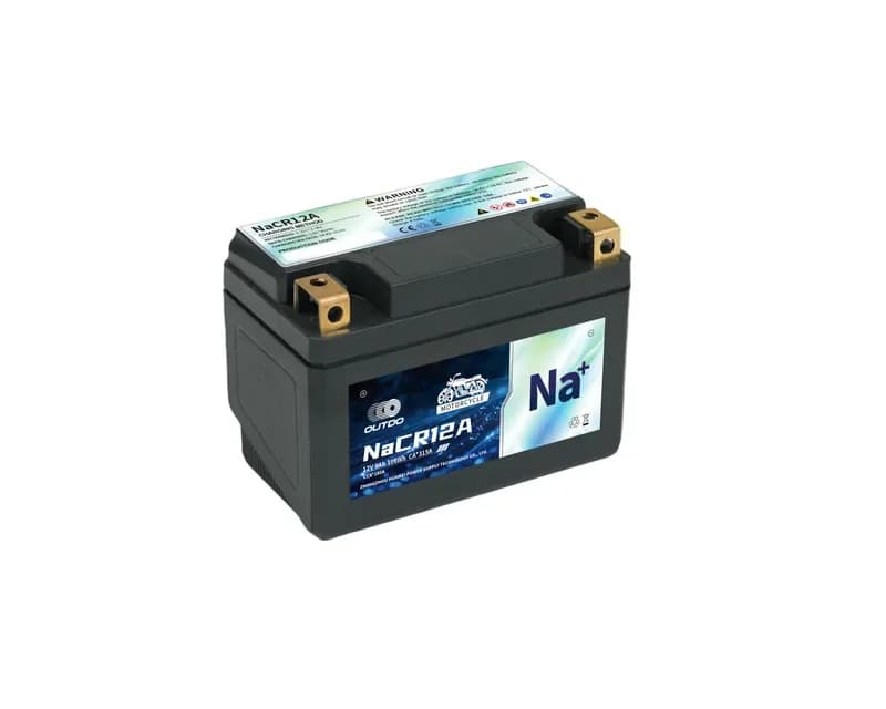 OUTDO Sodium-Ion Motorcycle Battery NaCR12A Motorcycle Battery 12V 9Ah