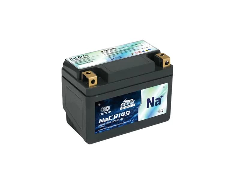 OUTDO Sodium-Ion Motorcycle Battery NaCR14S Motorcycle Battery 12V 9Ah