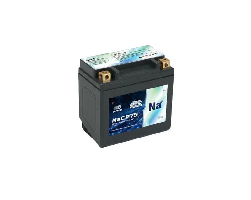 OUTDO Sodium-Ion Motorcycle Battery NaCR7S Motorcycle Battery 12V 4.5Ah