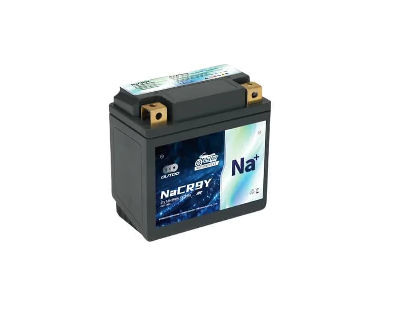 OUTDO Sodium-Ion Motorcycle Battery NaCR9Y Motorcycle Battery 12V 7Ah