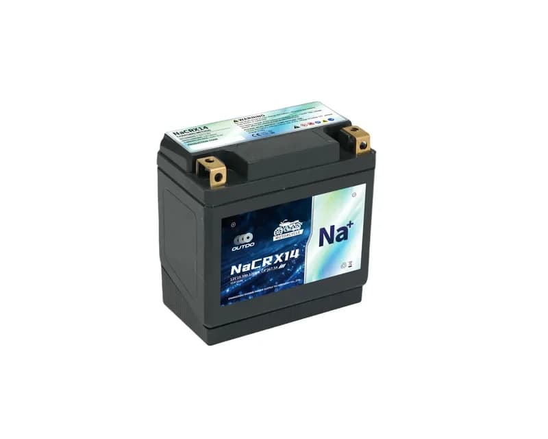 OUTDO Sodium-Ion Motorcycle Battery NaCRX14 Motorcycle Battery 12V 10.5Ah