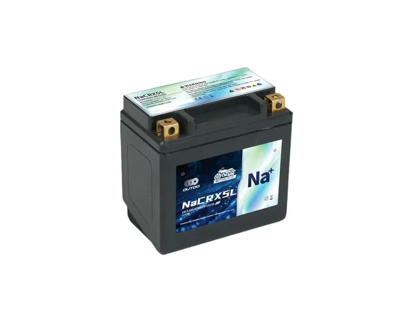 OUTDO Sodium-Ion Motorcycle Battery NaCRX5L Motorcycle Battery 12V 3.5Ah