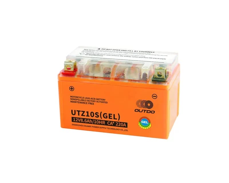 OUTDO UTZ10S(GEL) Motorcycle Battery 12V 8.6Ah