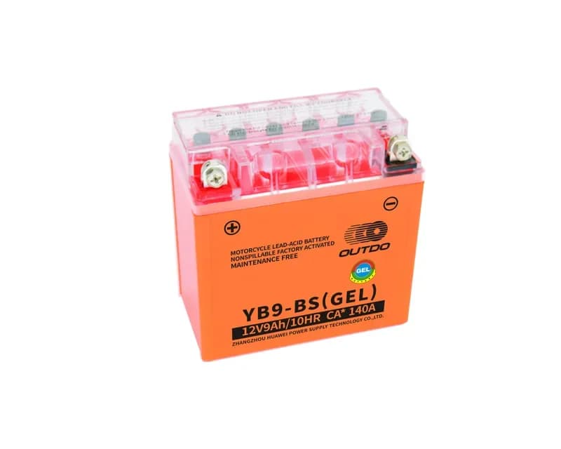 OUTDO YB9-BS(GEL) Motorcycle Battery 12V 9Ah
