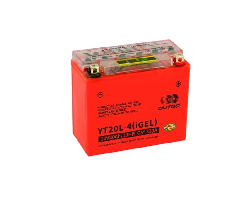 OUTDO YT20L-4(iGEL) Motorcycle Battery 12V 18Ah