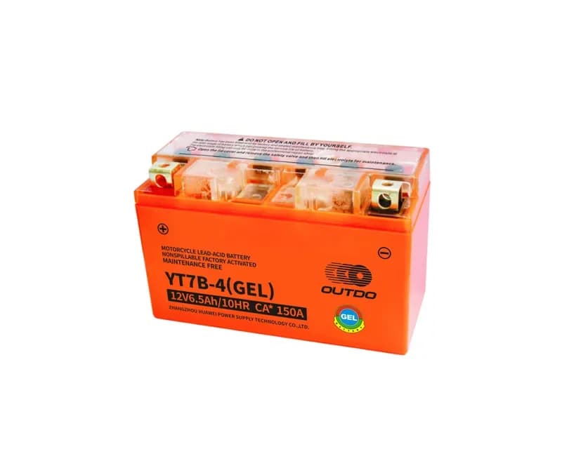 OUTDO YT7B-4(GEL) Motorcycle Battery 12V 6.5Ah