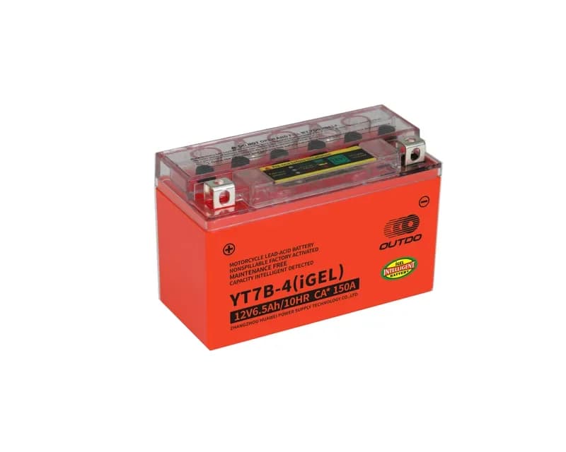 OUTDO YT7B-4(iGEL) Motorcycle Battery 12V 6.5Ah