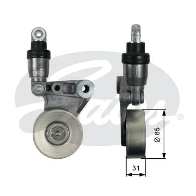 Gates DriveAlign™ Tensioner Unit T39214 – Belt Tensioner, V-ribbed belt