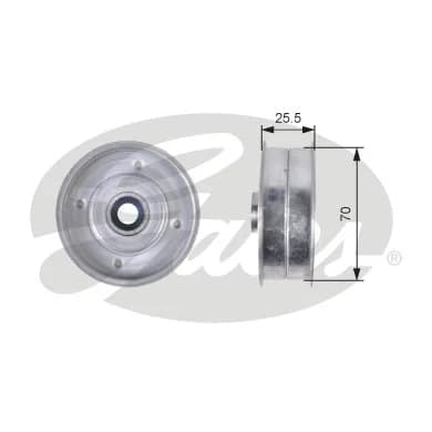 Gates PowerGrip™ Guide Pulley T42308 – Deflection/Guide Pulley, timing belt
