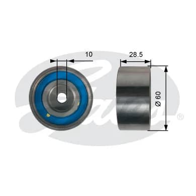 Gates PowerGrip™ Guide Pulley T42311 – Deflection/Guide Pulley, timing belt