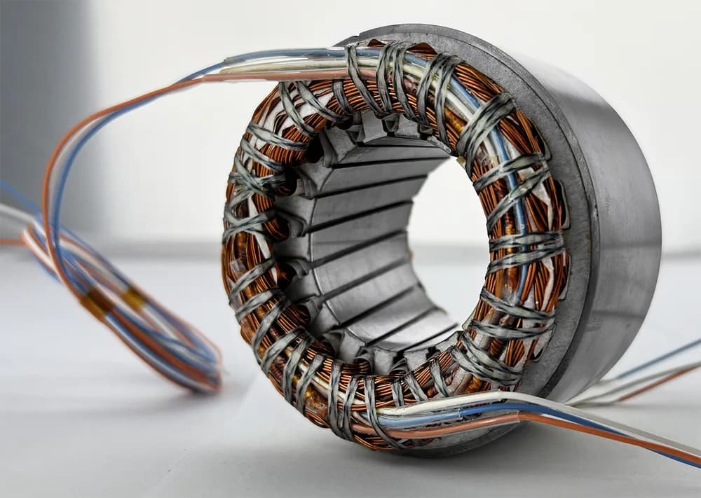 Illustration: Electric Motor Stator (industrial)
