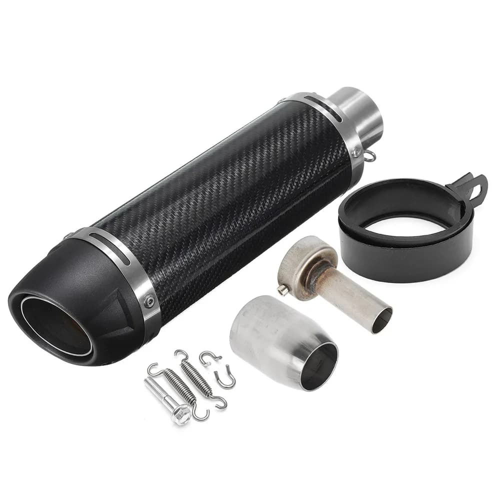 Illustration: Muffler / Exhaust (motorcycle)