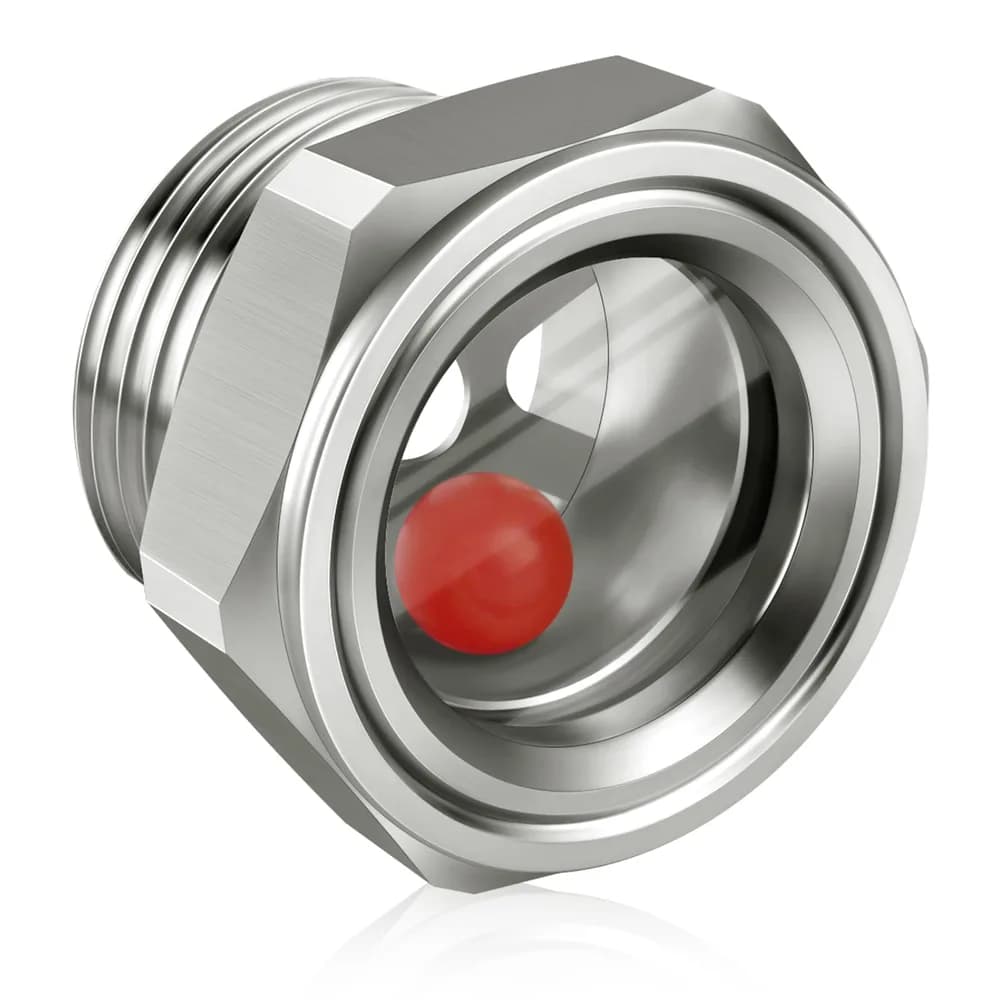 Illustration: Oil Sight Glass (industrial)