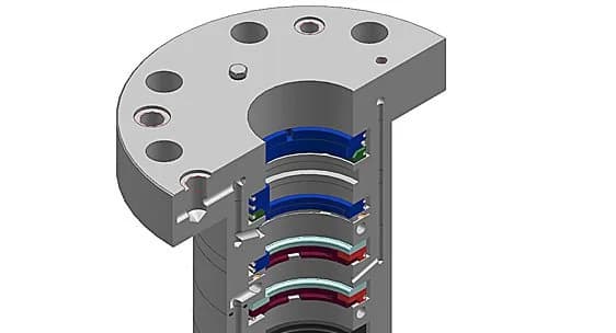 Illustration: Piston Rod Packing (industrial)