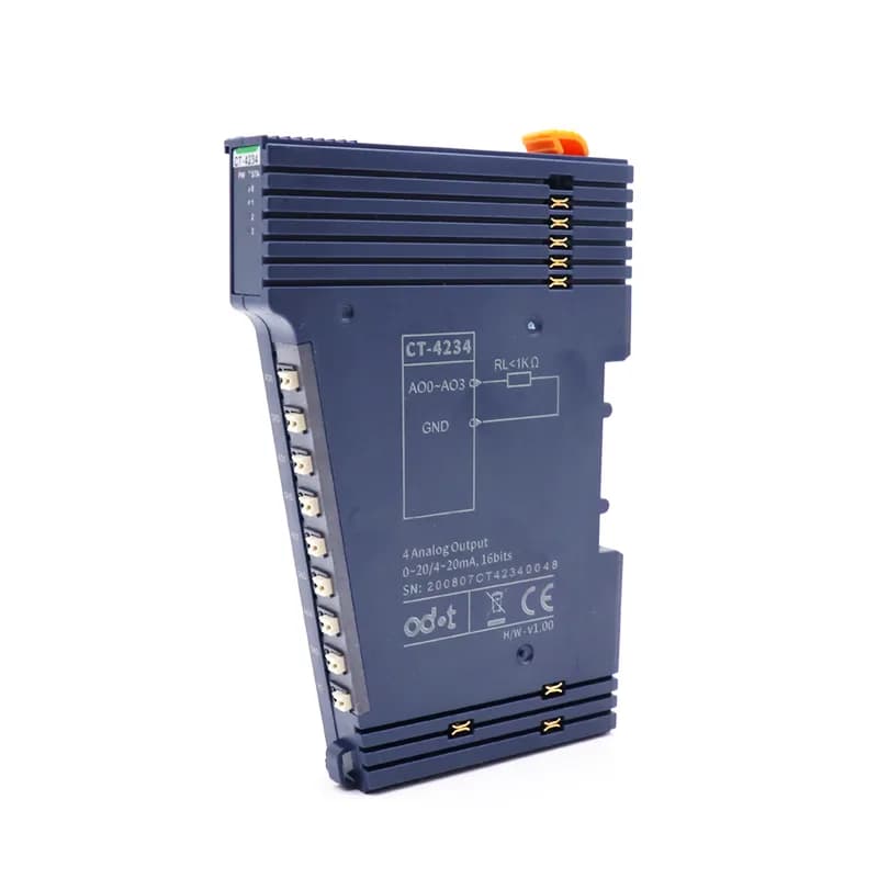 Illustration: PLC Analog Output Module (industrial)