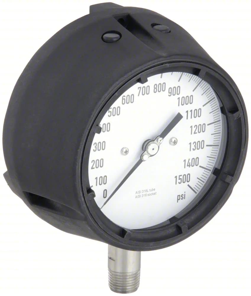 Illustration: Pressure Gauge (industrial)