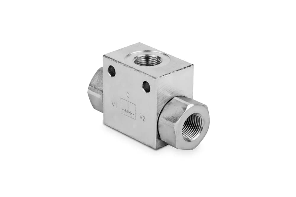 Illustration: Shuttle Valve (industrial)