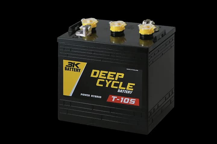 3K Deep Cycle Battery Power Hybrid T-105LL Deep Cycle Battery 6V 225Ah