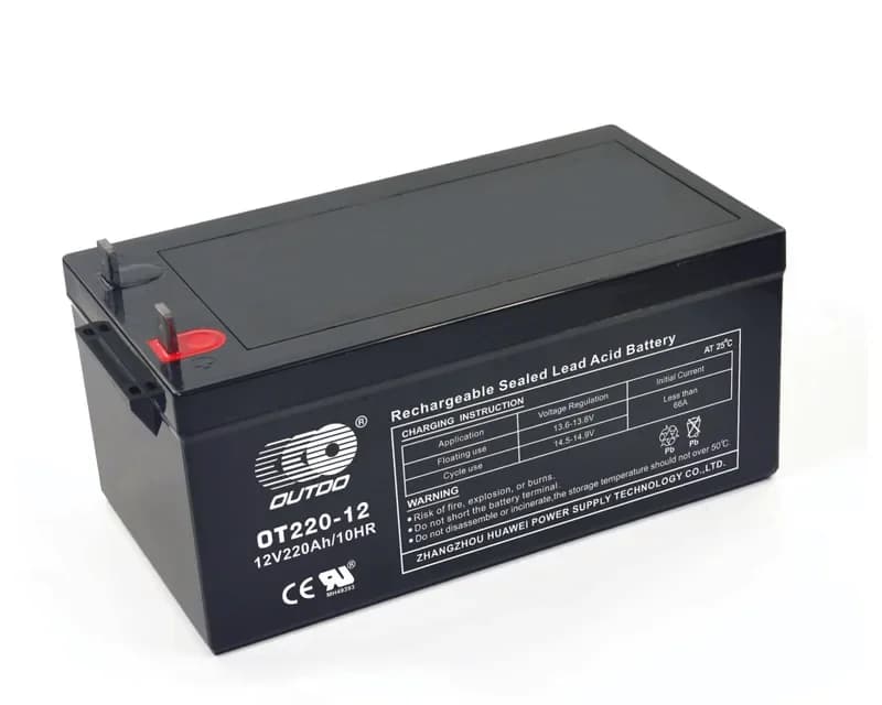OUTDO Industrial Battery – Medium and Large Series OT220-12 Stationary Battery 12V 220Ah