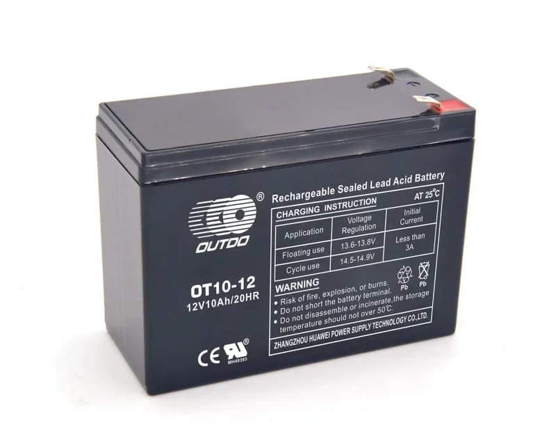OUTDO Industrial Battery – Small Series OT10-12 Stationary Battery 12V 10Ah