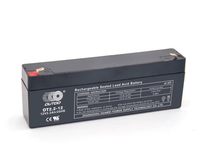 OUTDO Industrial Battery – Small Series OT2.2-12 (2.2Ah) Stationary Battery 12V 2.2Ah
