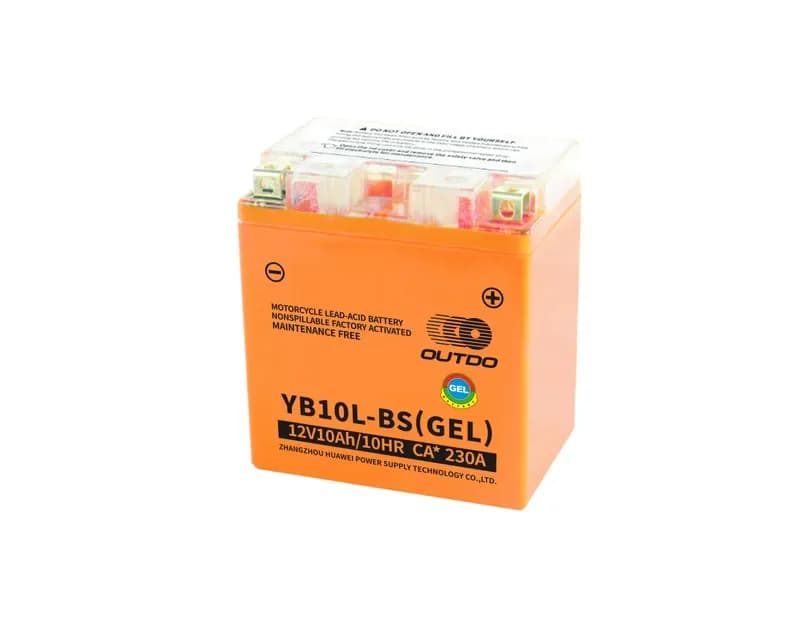 OUTDO YB10L-BS(GEL) Motorcycle Battery 12V 10Ah